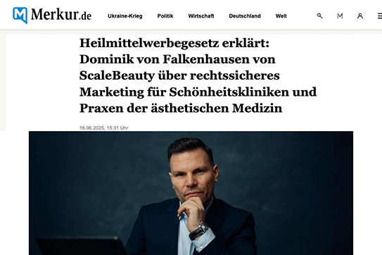 Dominik von Falkenhausen im Merkur